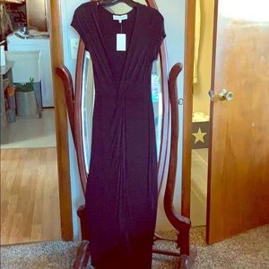 Almost Famous long black sexy dress